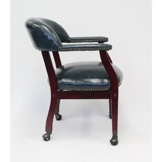 Captain's Chair with Casters - Boss Office Products image {2}