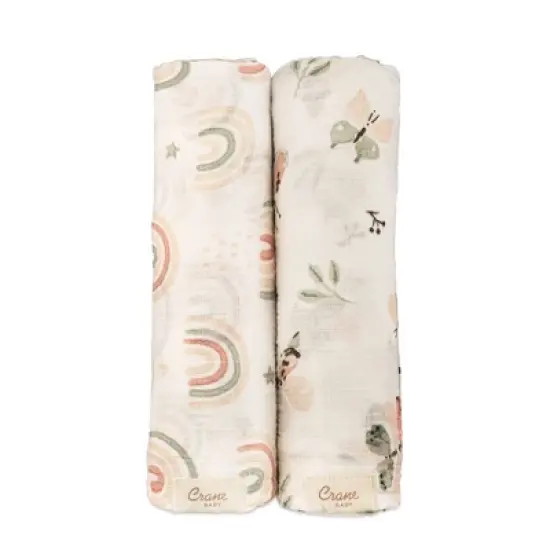 Crane Baby Muslin Swaddle Blanket - 2pk image {13}