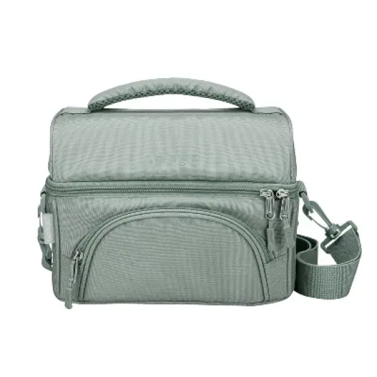 Bentgo Deluxe Lunch Bag, Durable & Insulated Bag, Internal Mesh Pocket & 2-Way Zippers image {9}