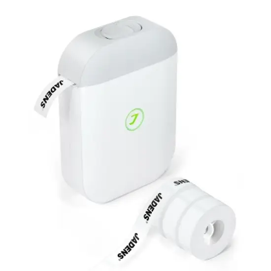 JADENS D11 Thermal-Print Label Maker with 3-roll label image {3}