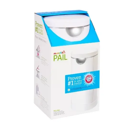 Munchkin PAIL Diaper Pail, Powered by Arm & Hammer image {7}