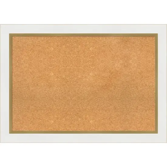 Amanti Art Eva Framed Corkboard, Natural Cork image {8}