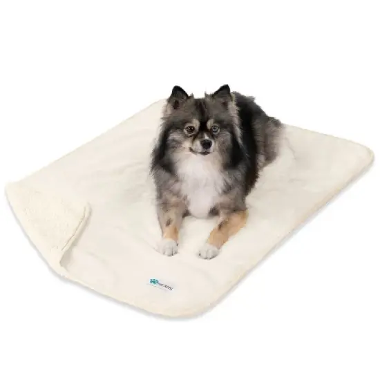 PetAmi Waterproof Dog Blanket For Pet Cat, Faux Shearling Fleece Couch Cover, Soft Plush Washable Reversible Throw image {7}