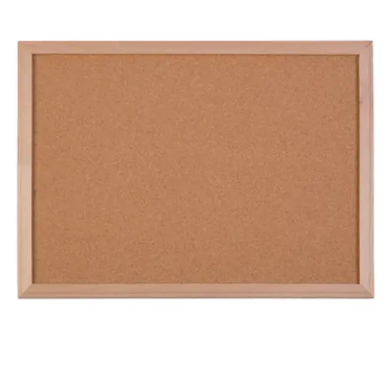 Crestline Products Wood Framed Cork Board, 24" x 36" image {3}