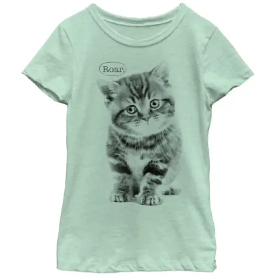 Girl's Lost Gods Cat Roar T-Shirt image {2}