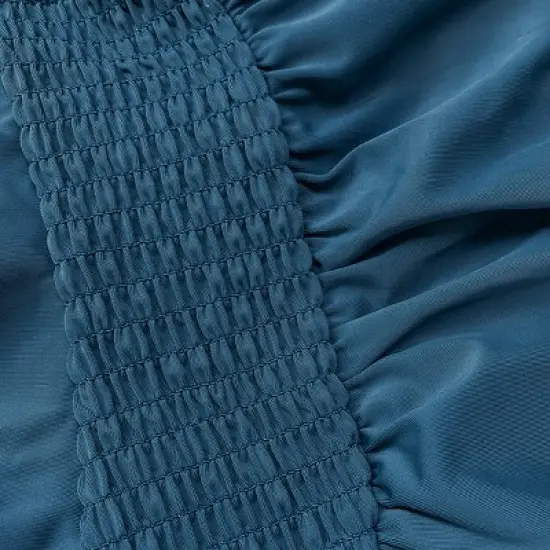 Women's Side Smocked One Piece Swimsuit - Cupshe image {5}