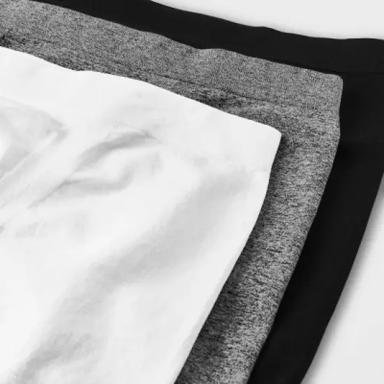 Kids' 3pk Seamless Boxer Shorts - art class&trade; Black/Gray/White image {2}