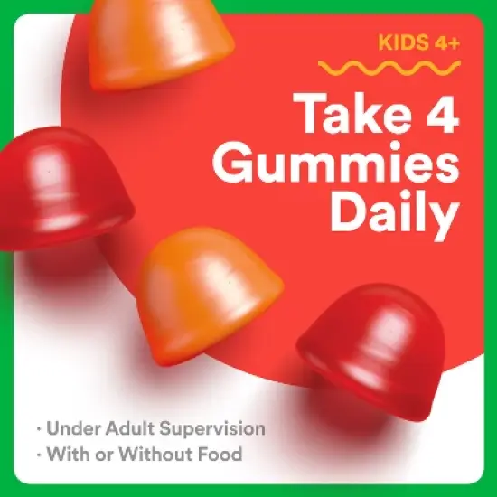 SmartyPants Organic Kids Multi & Vegetarian Omega 3 Gummy Vitamins with D3, C & B12 - 90 ct image {7}