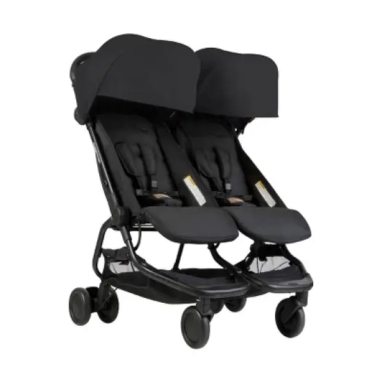 Mountain Buggy Nano Duo Stroller in Black image {5}