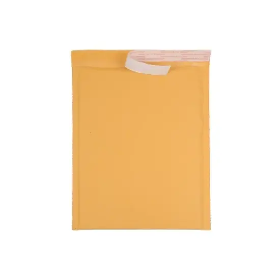 JAM Paper Bubble Lite Padded Mailers Size 7 14 1/4 x 18 1/2- Brown Kraft GCST657H image {1}