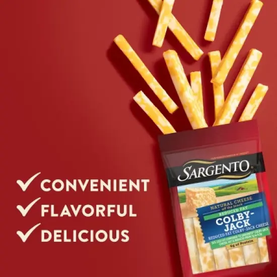 Sargento Reduced Fat Natural Colby-Jack Cheese Sticks - 9oz/12ct image {2}