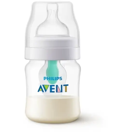 Philips Avent 3pk Anti-Colic Baby Bottle with AirFree Vent - Clear - 4oz image {5}