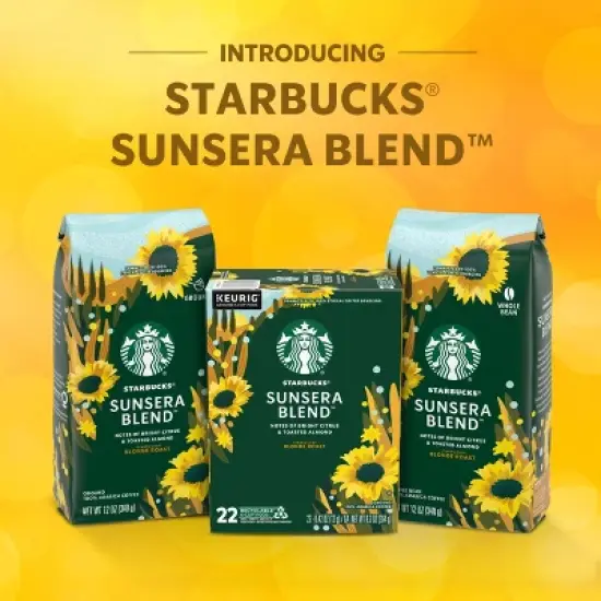 Starbucks Sunsera Blend Blonde Roast Keurig K-Cup Coffee Pods - 22ct image {4}