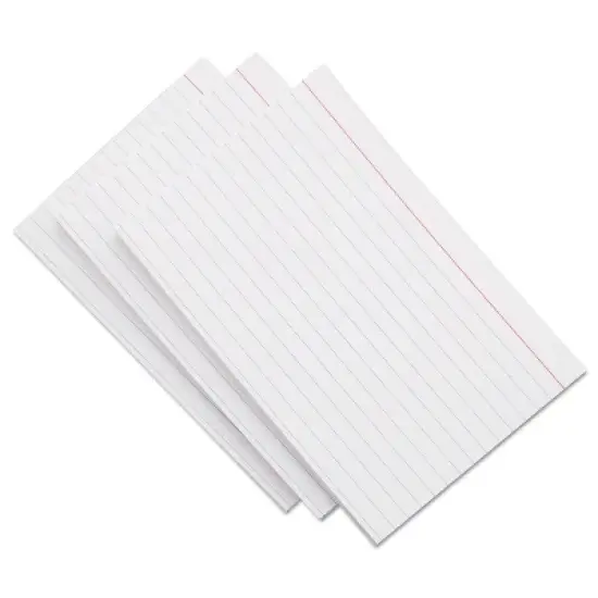UNIVERSAL Ruled Index Cards 5 x 8 White 500/Pack 47255 image {5}