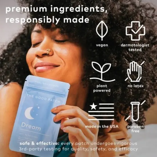 The Good Patch Dream Plant-Based Vegan Wellness Patch - 4ct image {4}