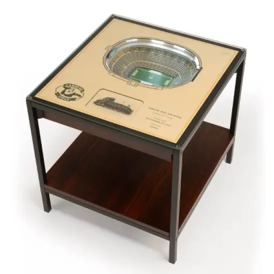NFL Green Bay Packers 25-Layer StadiumViews Lighted End Table image {5}