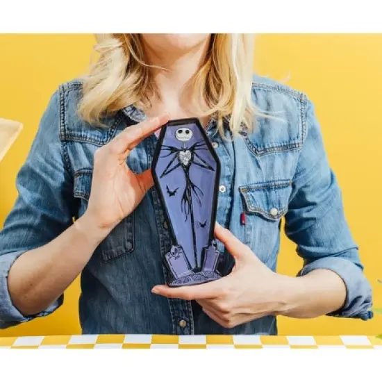 Silver Buffalo Disney The Nightmare Before Christmas Jack Coffin Sculpted Ceramic Spoon Rest image {6}