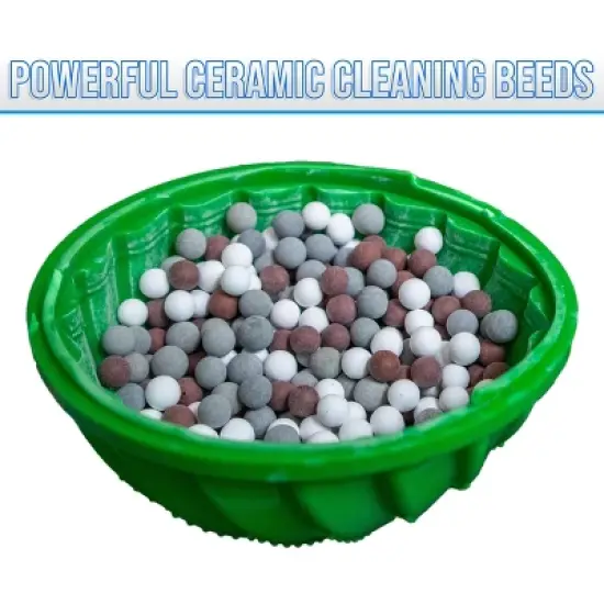 5 Star Super Deals 2 Eco Friendly Washing Cermaic Balls - All Natural, Checmical Free, Fragrance Free Laundry Detergent Alternative - Reusable - GREEN image {2}