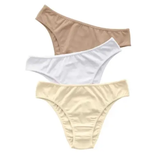 Leonisa  3-Pack Cotton Blend Bikini Panties - image {3}