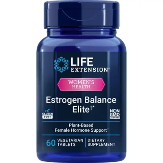 Estrogen Balance Elite by Life Extension  -  60 Vegetarian Tablet image {2}