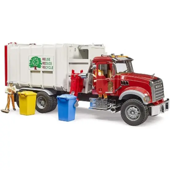 Bruder Mack Granite Side Loading Garbage Truck image {4}