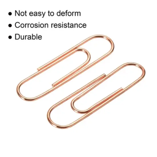 Unique Bargains Small Metal Prevent Tearing Pages Home Office Paper Clip image {3}