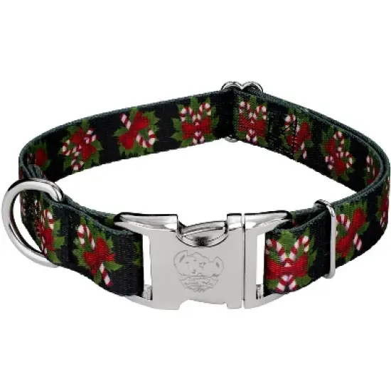 Country Brook Petz Premium Black Candy Cane Dog Collar image {5}