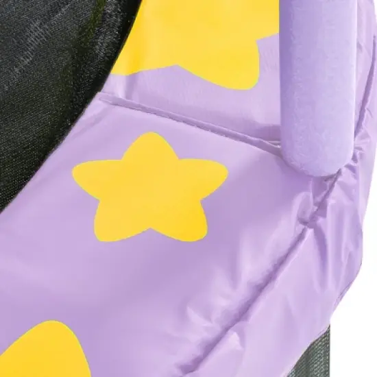 Dexmalle 55 Inch Kids Trampoline with Safety Enclosure Net image {2}