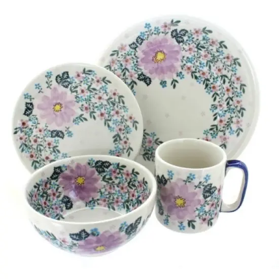 Blue Rose Polish Pottery Vena Dinnerware (16 PC) image {14}