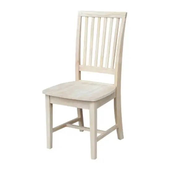 Set of 2 Mission Side Chair - International Concepts image {10}
