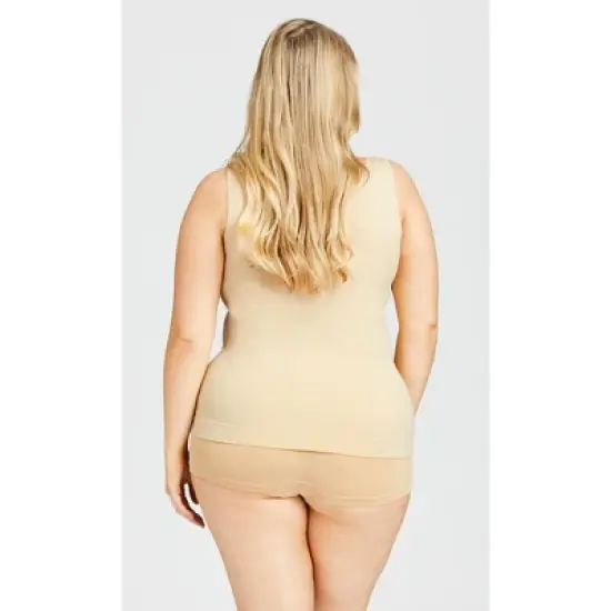 AVENUE | Seamless Shaping Cami - beige image {1}