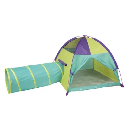 Pacific Play Tents Kids Neon Hide-Me Tent & Tunnel Combo image {10}