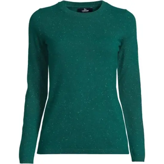 Lands' End Women's Tall Cashmere Crewneck Sweater image {12}
