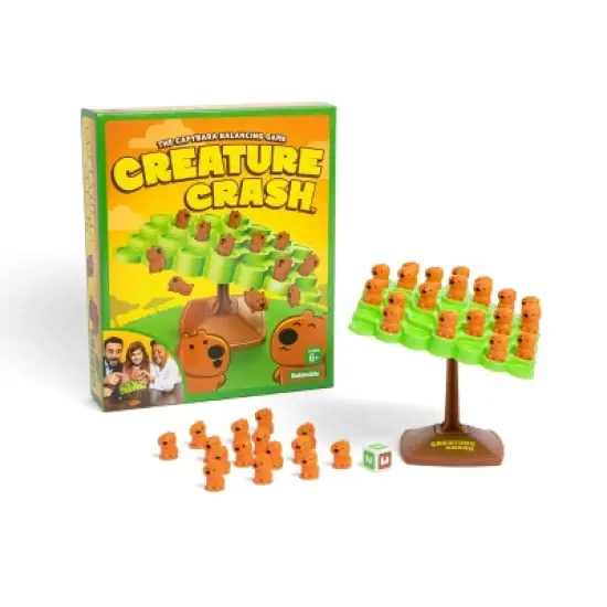 Capybara Crash Toppling Tower by What Do You Meme?: Creative Thinking Classic Board Game, 2+ Players, 5-15 Min Game image {8}