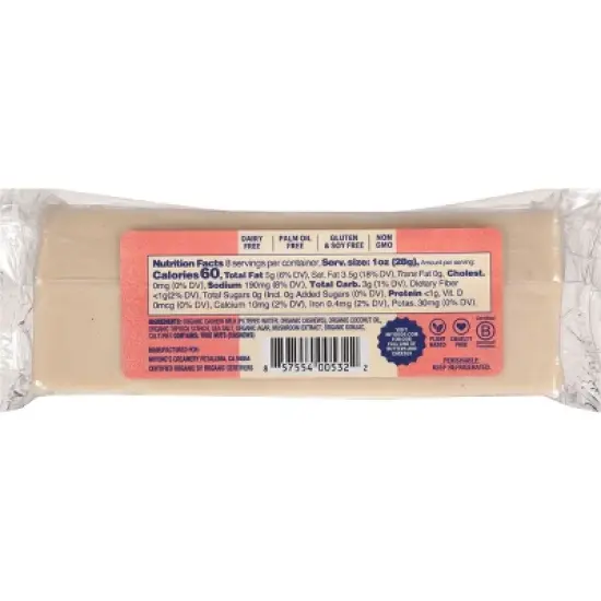 Miyoko's Creamery Organic Cashew Milk Mozzarella Cheese - 8oz image {1}