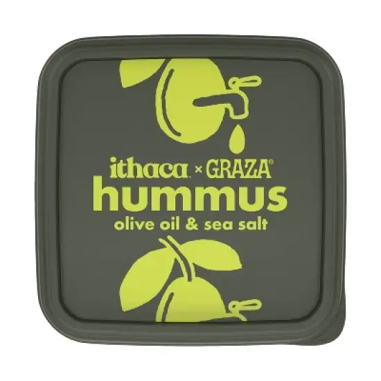 Ithaca Graza Olive Oil and Sea Salt Hummus - 10oz image {5}