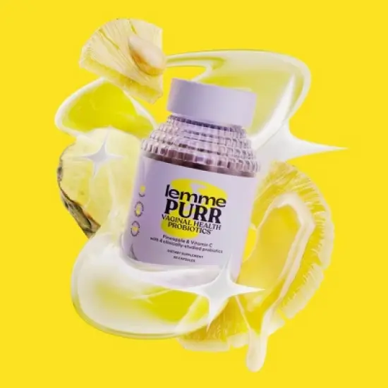 Lemme Purr Vaginal Probitoic Vegan Capsules - 60ct image {6}