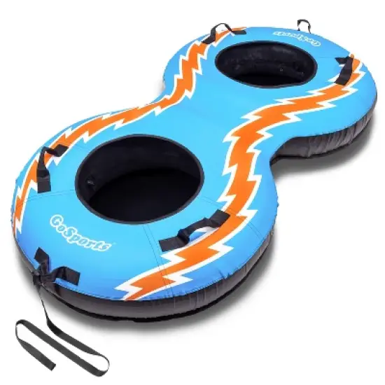 GoSports Heavy-Duty 2 Person Winter Snow Tube with Premium Canvas Cover image {8}