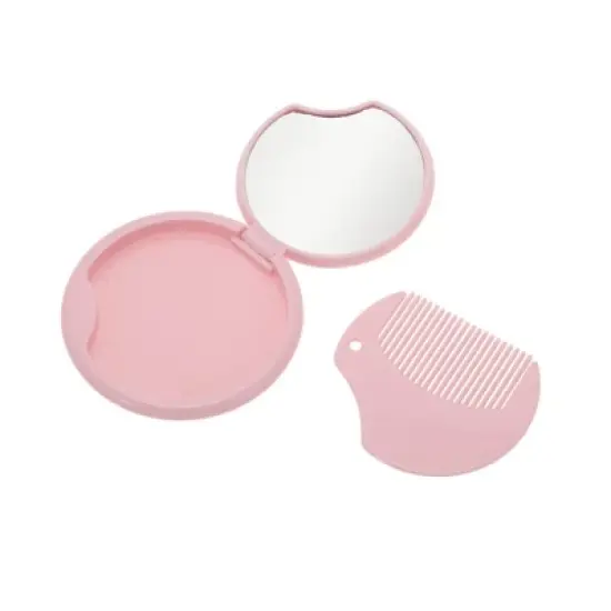 Unique Bargains Durable Circular Makeup Mirror 1 Pc image {4}