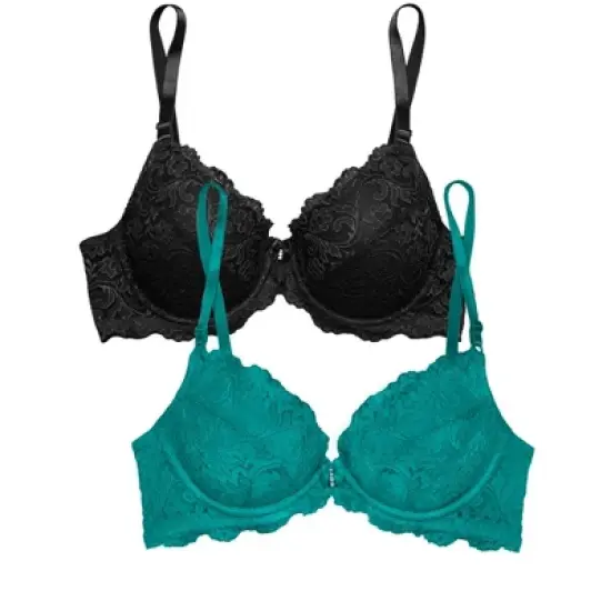 Smart & Sexy Women's Signature Lace Push-Up Bra 2-Pack image {11}