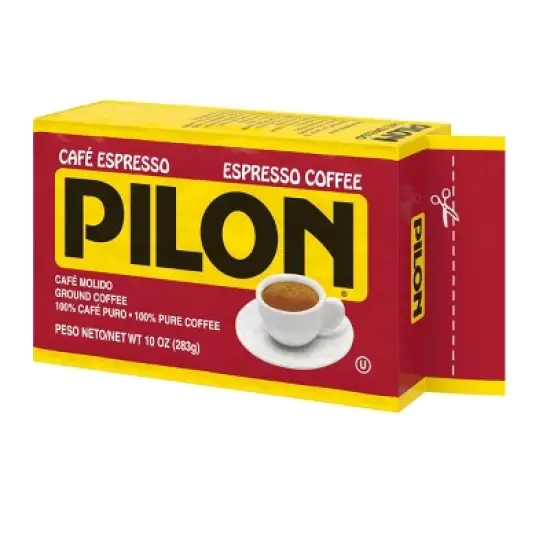 Pilon Arabica Blend Espresso Dark Roast Ground Coffee - 10oz image {2}
