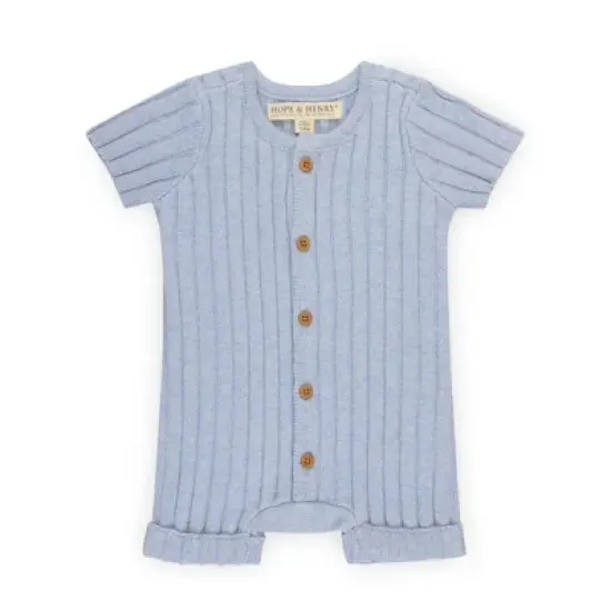 Hope & Henry Baby Organic Cotton Layette Shortie Sweater Romper image {5}