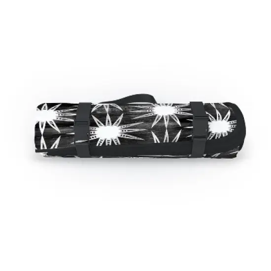 Schatzi Brown Mila Sun Black Picnic Blanket - Deny Designs image {1}