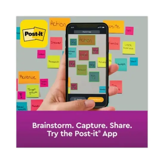 Post-it Dispenser Notes Super Sticky Pop-up 3 x 3 Note Refill Cabinet Pack, 3" x 3", Supernova Neons Collection Colors, 100 Sheets/Pad, 18 Pads/Pack image {4}