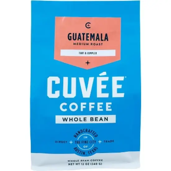 Cuvee Coffee Whole Bean Guatemala - Case of 6 - 12 oz image {1}