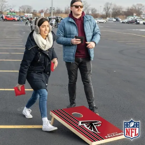 NFL Atlanta Falcons 2'x3' Wood Cornhole Set image {6}