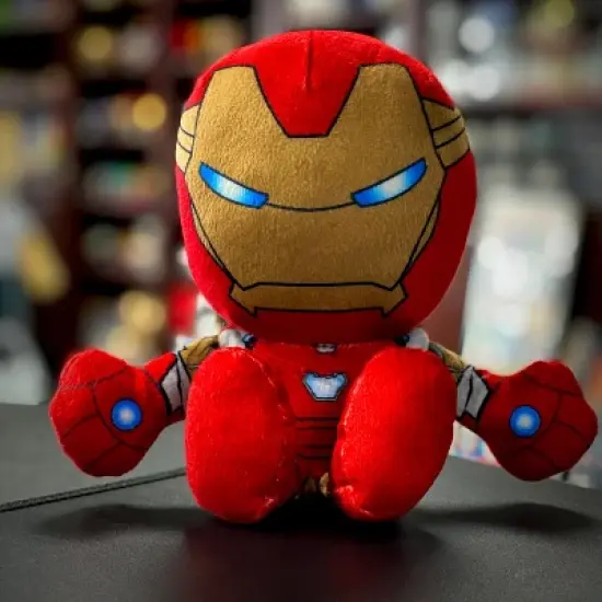 Bleacher Creatures Marvel Iron Man 8" Kuricha Sitting Plush image {1}