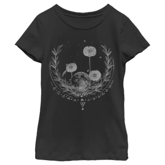 Girl's Lost Gods Dandelion Moon Wish T-Shirt image {3}