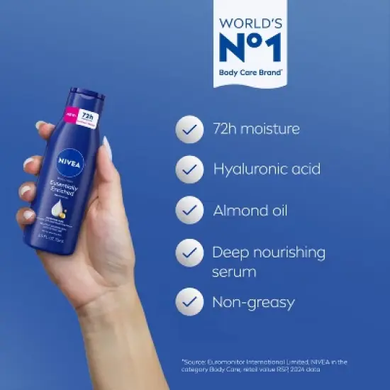 NIVEA Essentially Enriched Body Lotion for Dry SkinFresh - 2.5 fl oz image {3}