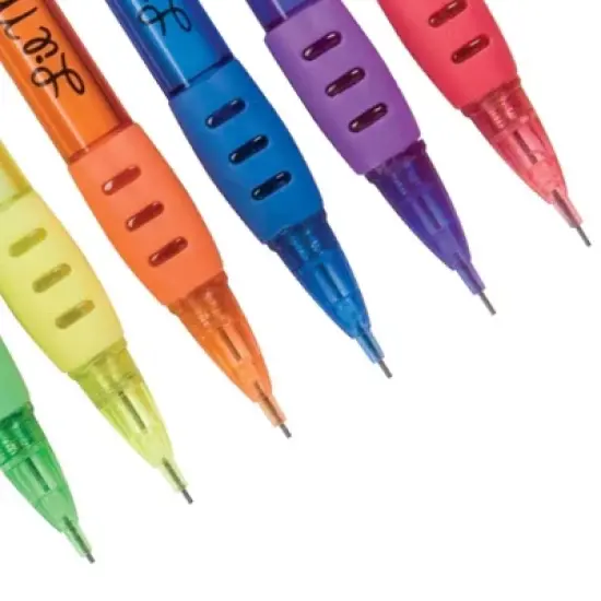 Scented Mini Mechanical Pencils (6 Pack) - Fun Scents, Cute Designs, 0.7mm #2 HB Lead image {1}